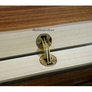 Шахматы "Кингчесс" в ларце "Маркетри орех" премиум класса