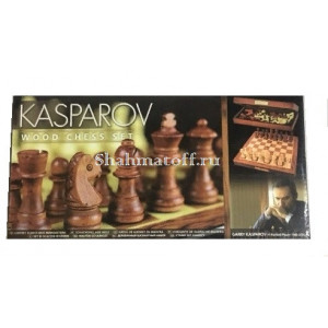 Шахматы "Каспаров" с деревянными фигурами Шахматы "Каспаров" с деревянными фигурами