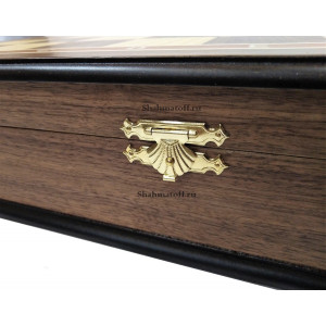 Шахматный ларец "Статус" маркетри венге Шахматный ларец "Статус" маркетри венге