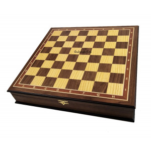 Шахматный ларец "Статус" маркетри венге Шахматный ларец "Статус" маркетри венге