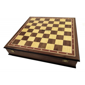 Шахматный ларец "Статус" маркетри венге Шахматный ларец "Статус" маркетри венге