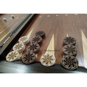 Нарды подарочные "Орёл на охоте" маркетри