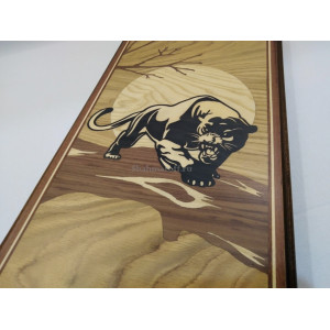 Нарды подарочные "Пантера" маркетри