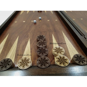 Нарды подарочные "Пантера" маркетри