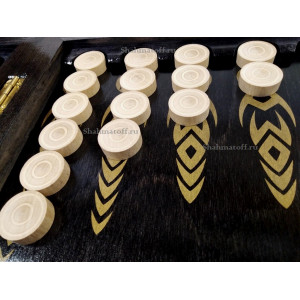     Нарды "Орден рыцаря"  чёрные золото