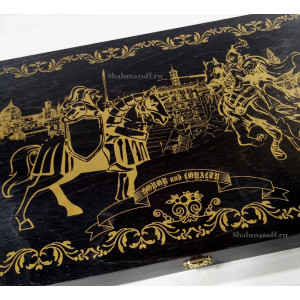     Нарды "Орден рыцаря"  чёрные золото