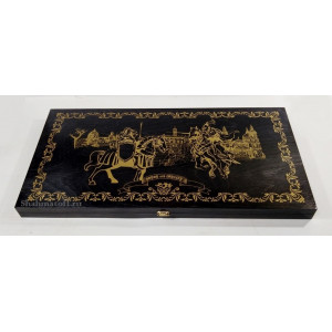     Нарды "Орден рыцаря"  чёрные золото