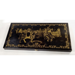     Нарды "Орден рыцаря"  чёрные золото