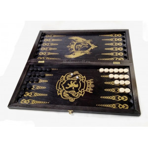     Нарды "Орден рыцаря"  чёрные золото