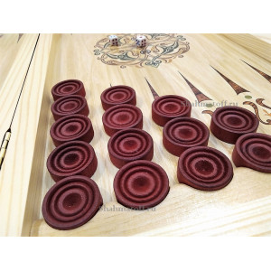 Нарды лазерная фотопечать "Лев" большие