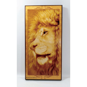 Нарды лазерная фотопечать "Лев" большие