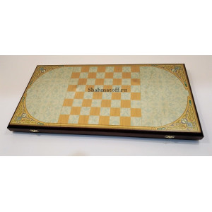 Нарды лазерная фотопечать "Лошади" большие