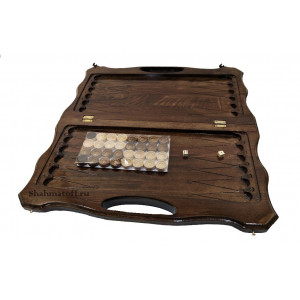 Нарды резные из ореха "Звезда" 50