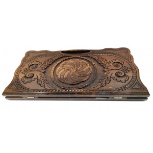 Нарды резные из ореха 