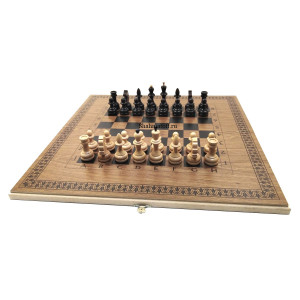 Шахматы, шашки, нарды "Гроссмейстер" шпон