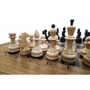 Шахматы, шашки, нарды "Гроссмейстер" шпон