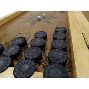 Шахматы, шашки, нарды "Гроссмейстер" шпон