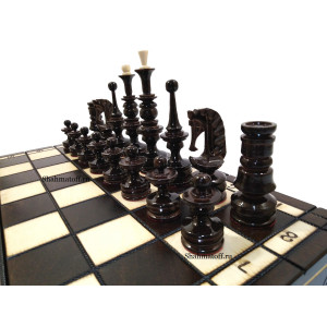 Шахматы резные "Кленовая классика" 50 см