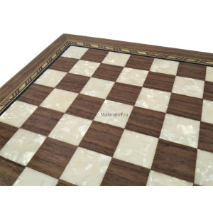 Шахматы "Средневековая Европа мини" орех антик