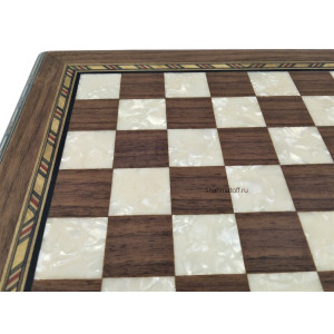 Шахматы "Средневековая Европа мини" орех антик