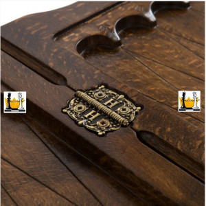 Нарды резные «Орел» с ручкой 60, Haleyan