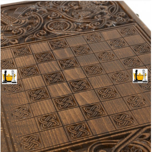 Нарды резные «Орел» Люкс, Haleyan