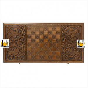 Нарды резные «Орел» Люкс, Haleyan