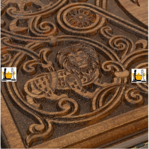 Нарды резные «Орел» Люкс, Haleyan