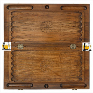 Нарды резные «Шестигранный Узор», Haleyan