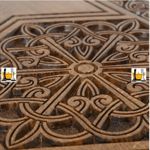 Нарды резные «Шестигранный Узор», Haleyan