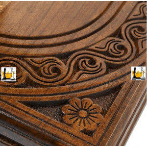 Нарды резные «Шестигранный Узор», Haleyan