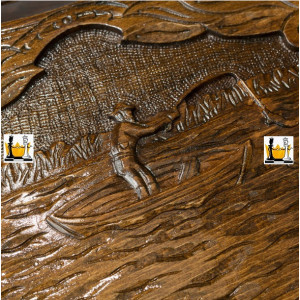 Нарды резные «Рыбак», Haleyan