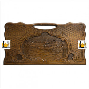 Нарды резные «Рыбак», Haleyan