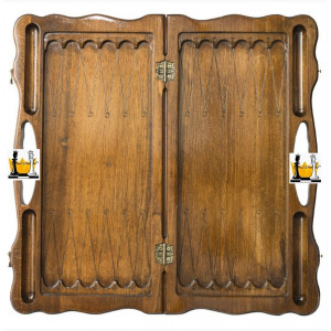 Нарды резные «Георгий Победоносец», Haleyan