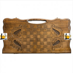 Нарды резные «Георгий Победоносец», Haleyan