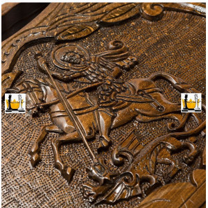 Нарды резные «Георгий Победоносец», Haleyan