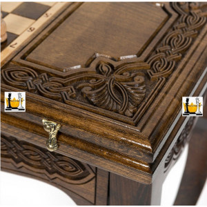 Стол ломберный Нарды + Шахматы, Haleyan