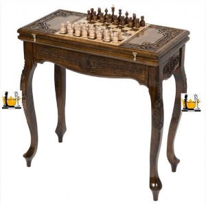 Стол ломберный Нарды + Шахматы, Haleyan
