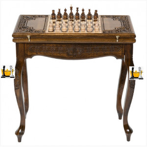 Стол ломберный Нарды + Шахматы, Haleyan