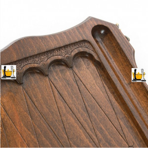 Нарды резные «Три богатыря», с ручкой, Haleyan