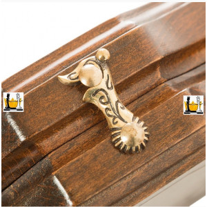 Нарды резные «Три богатыря», с ручкой, Haleyan