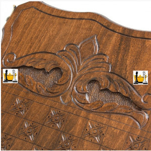 Нарды резные «Три богатыря», с ручкой, Haleyan