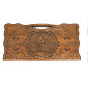 Нарды резные «Петр 1» с ручкой, Haleyan