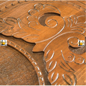 Нарды резные «Петр 1» с ручкой, Haleyan