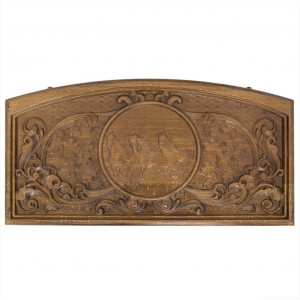 Нарды резные «Тройка Лошадей узор», Ustyan