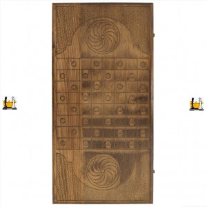 Нарды резные «Тройка Лошадей», Ustyan