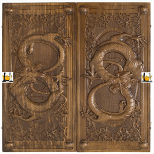 Нарды резные «Дракон», Ustyan