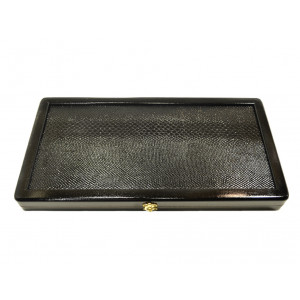 Нарды кожаные Питон гравировка cредние