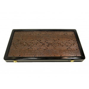 Нарды Кожаные Анаконда люкс большие