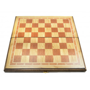 Шахматы Бастион махагони-дуб 45 см.